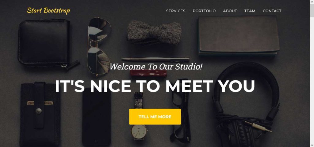 agency: free bootstrap templates