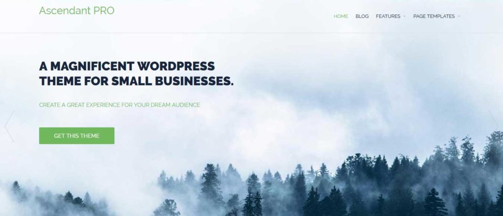 ascendant : Thème wordpress gratuit responsive pour site d'entreprise