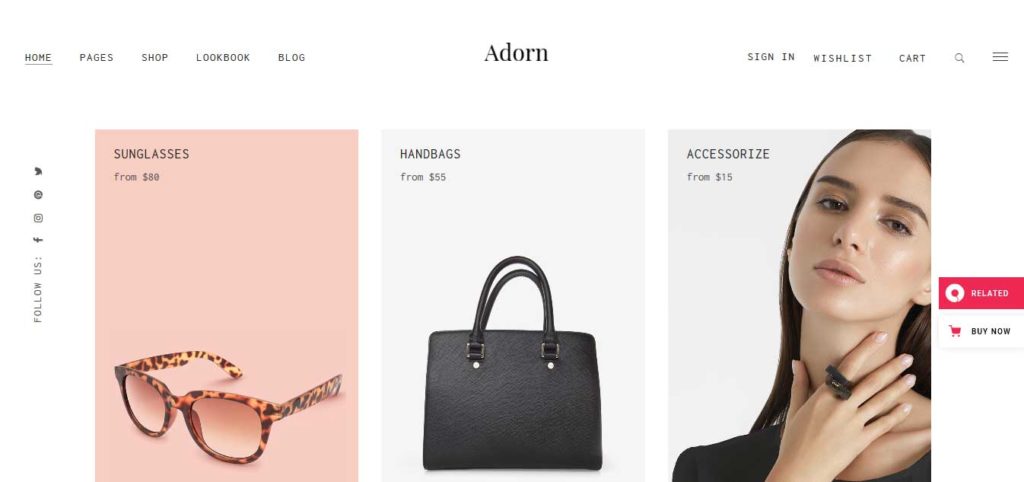 adorn: Woocommerce themes for ecommerce