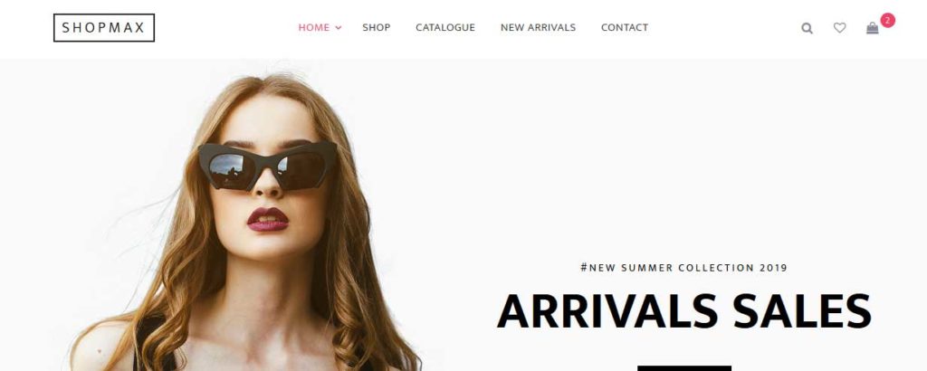 shopmax : thème responsive gratuit ecommerce de mode