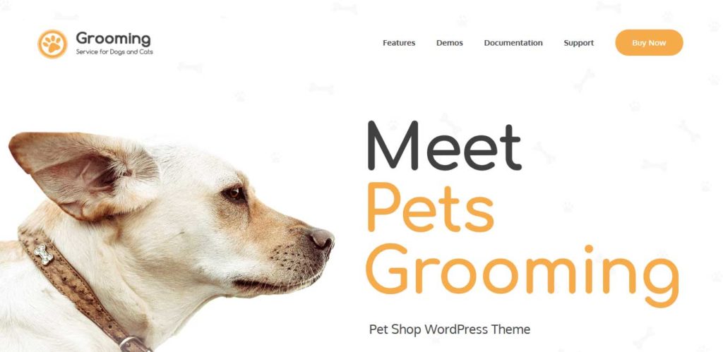 grooming : themes pour site d'animaux