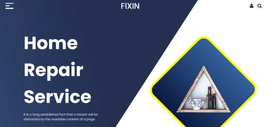 fixin : free html css template