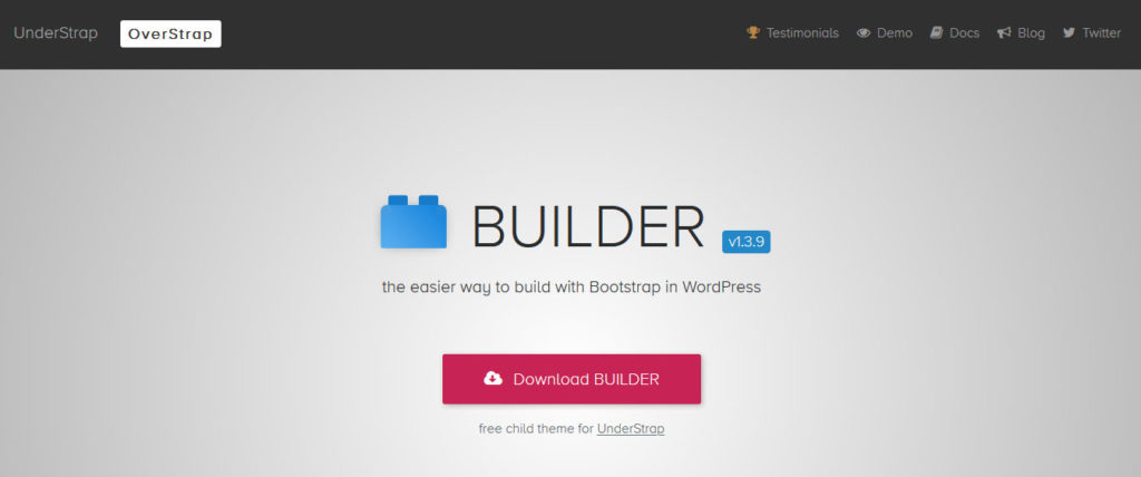 understrap builder : Bootstrap template creation tool