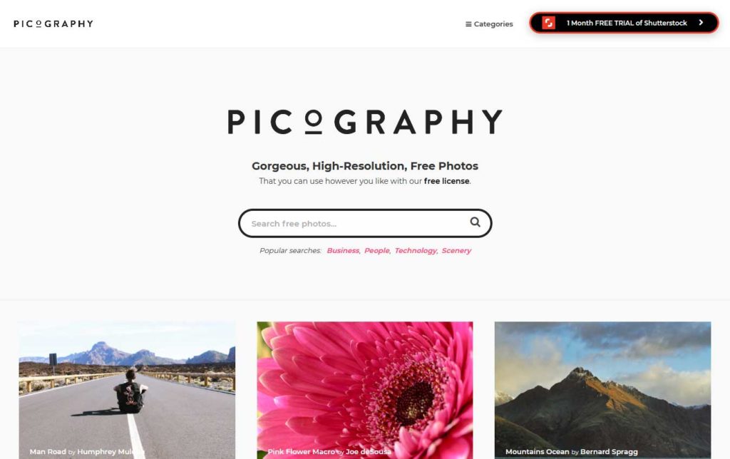 picography site de photos gratuites