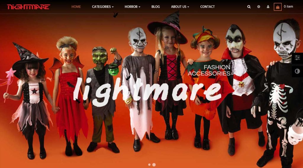 Nightmare : thème Prestashop gratuit