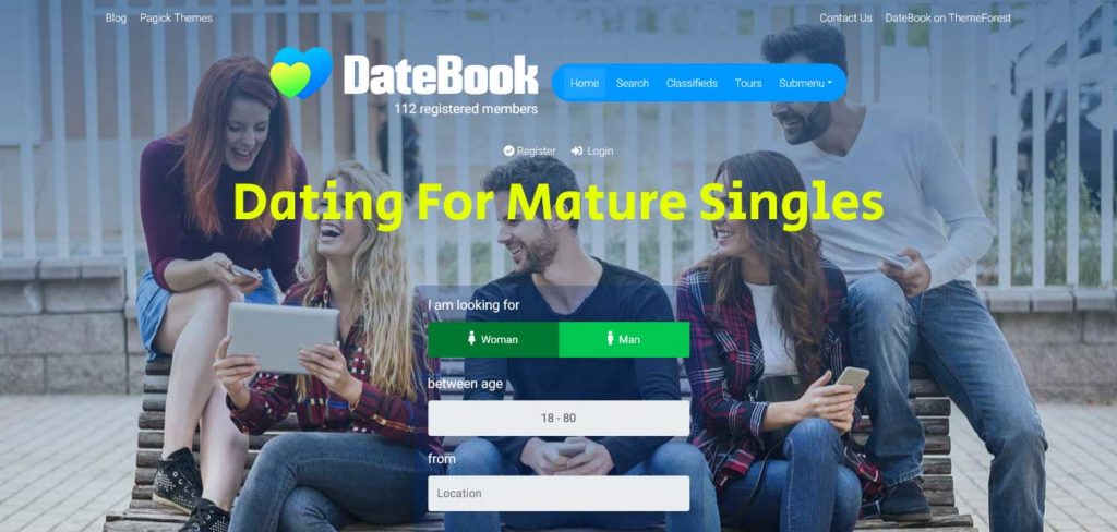 Datebook : wordpress dating theme