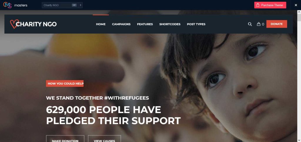 charity ngo : thèmes wordpress pour site d’association