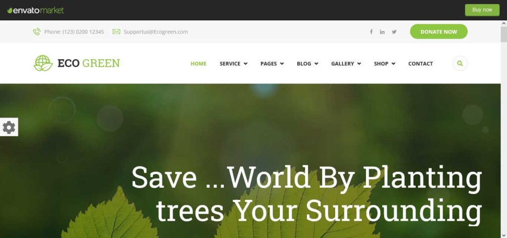 eco-green : thème wordpress