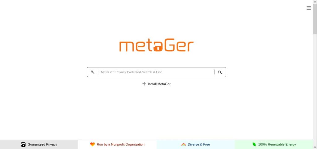 metager : moteurs de recherche alternatifs