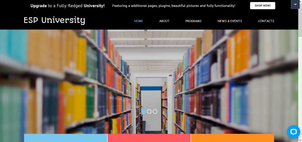 esp university : thèmes gratuits Joomla