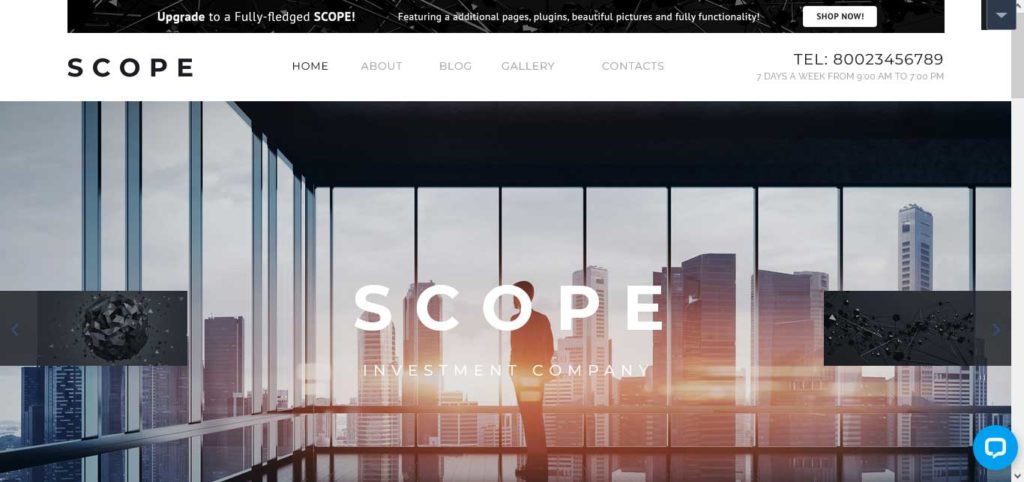 scope : thèmes gratuits Joomla