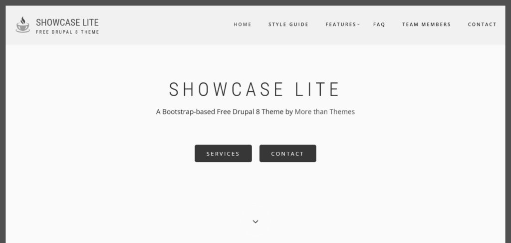 showcase lite : thèmes gratuits drupal