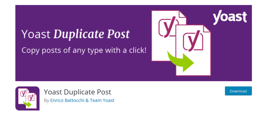 yoast duplicate post : Duplicate a page in wordpress plugin