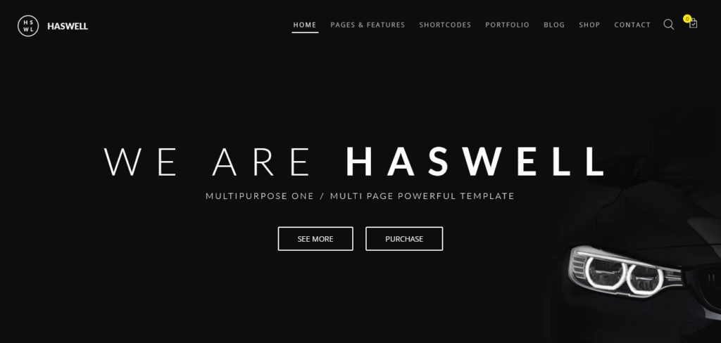 haswell : theme wordpress polyvalent