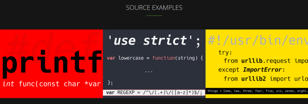 hack : font for programmers