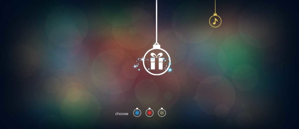 christmas card magic lights : plugin de noel