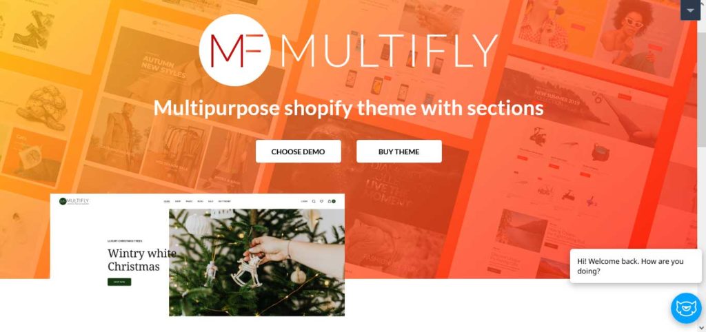 multify : thème shopify pour noel