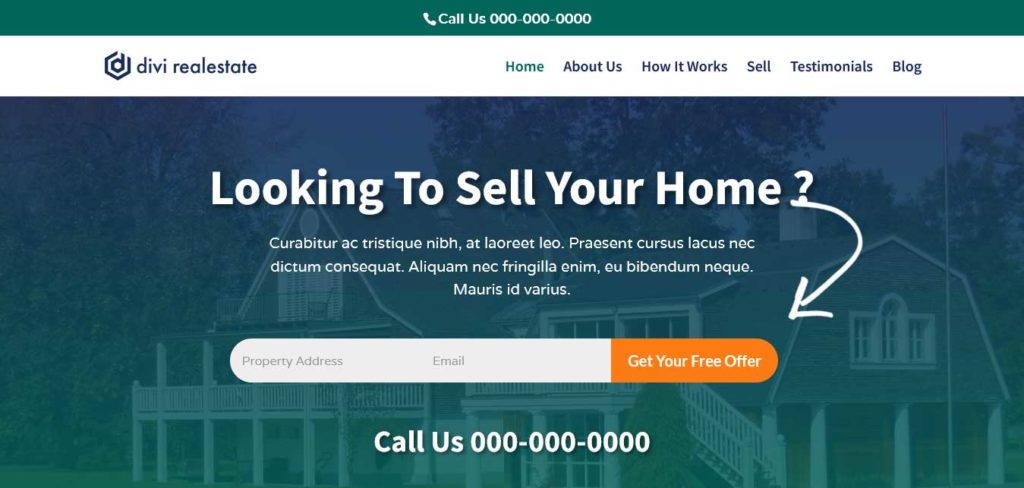 home buyers : thème divi gratuit