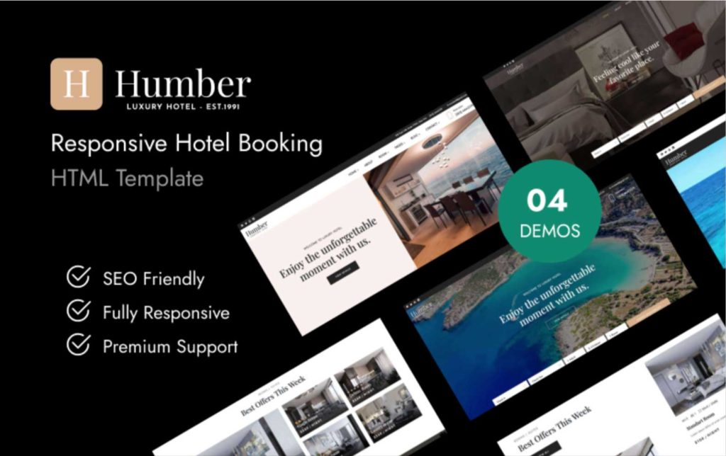 humber : hotel website theme