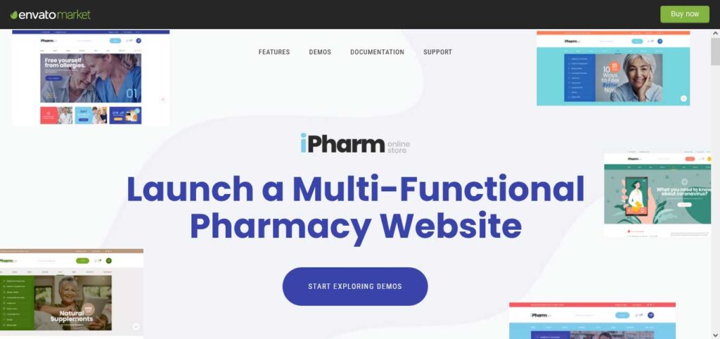 ipharm : thèmes WordPress pour sites de pharmacie