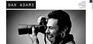 dan adams : thème wordpress de photographie gratuit