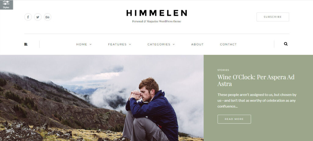 himmelen WP theme