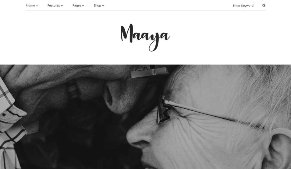 maaya : thème wordpress de blog