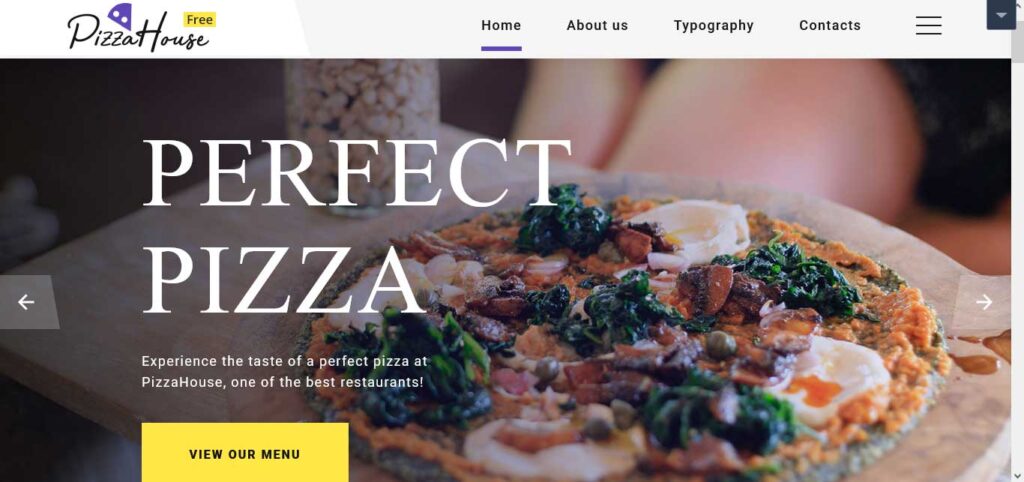 pizzahouse : template html css gratuit