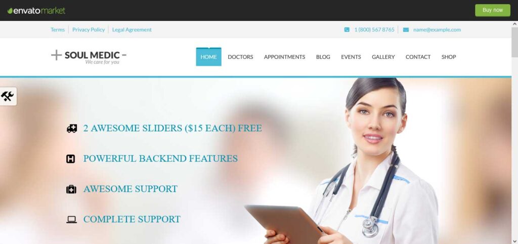 soulmedic : thèmes wordpress pour sites médicaux