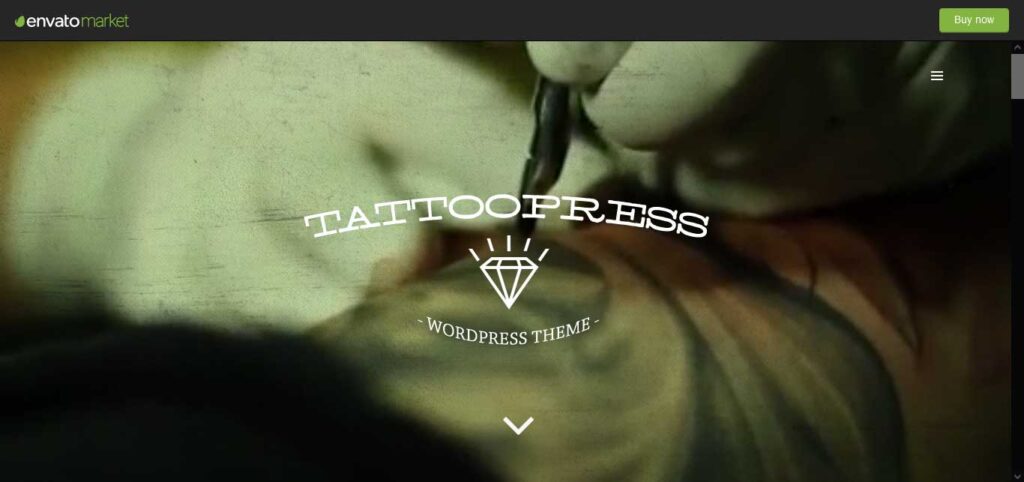 tattoopress: thème WordPress pour arstiste tatoueur