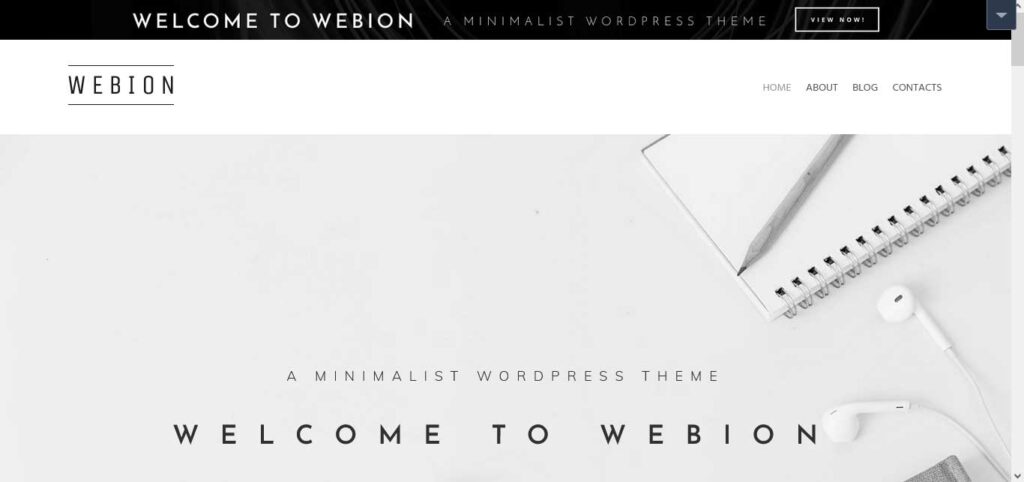 webion lite : thème wordpress gratuit
