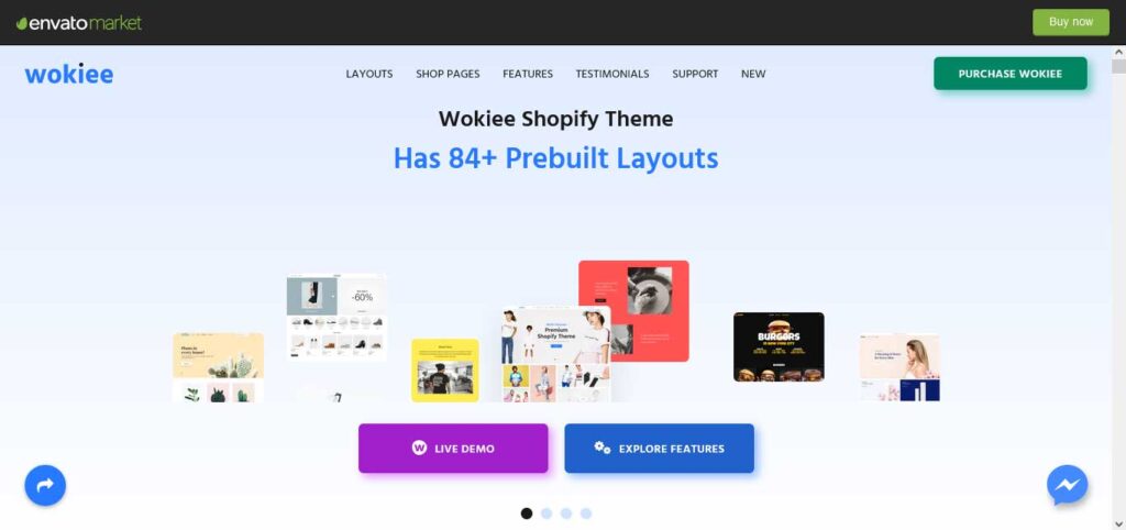 Shopify Themes : wokiee 