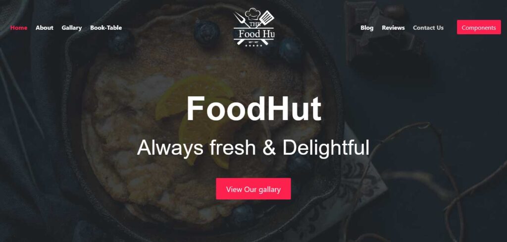 foodhut : thème html5 css3 responsive