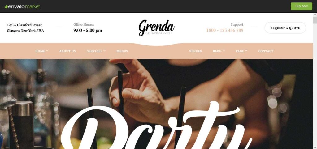 grenda : thème wordpress d'évènements