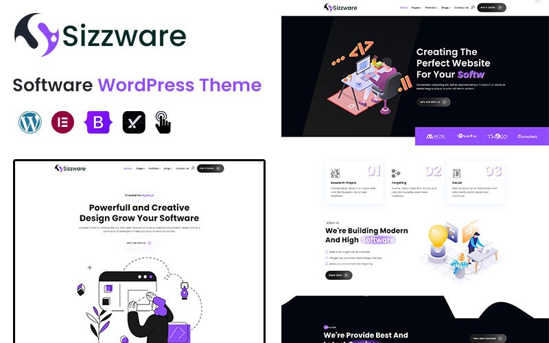 sizzware wordpress theme