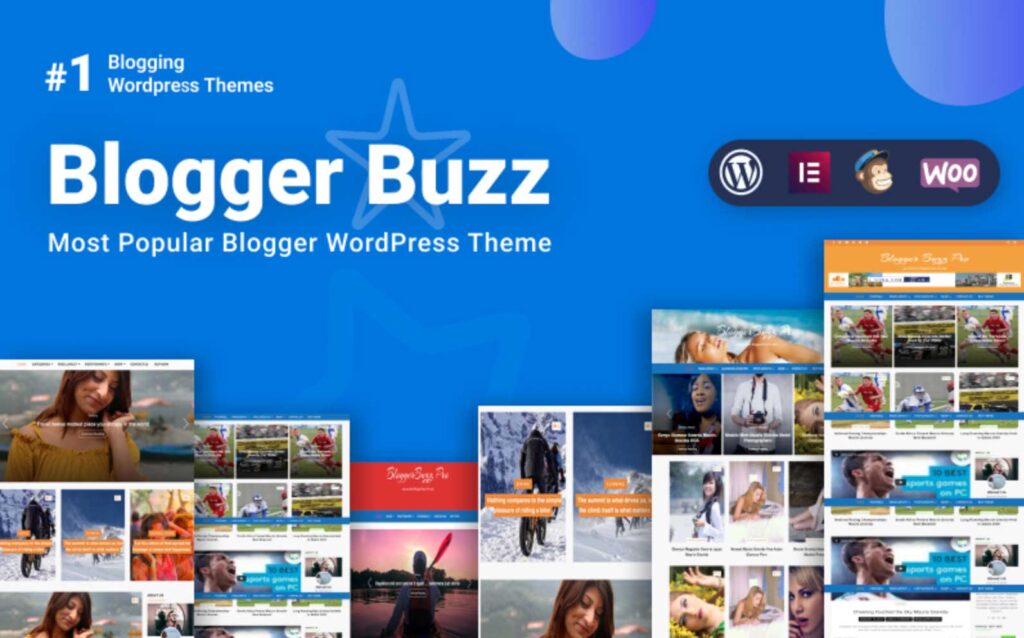 blogger buzz free wordpress template