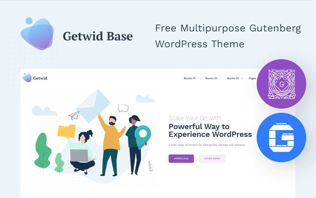 getwise-base free wordpress theme