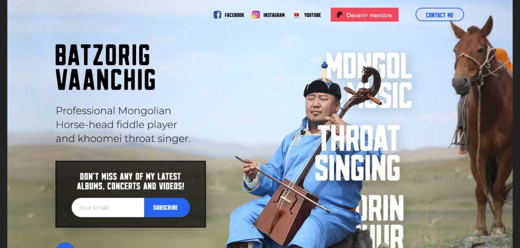 batzorig vaanchig: musician website