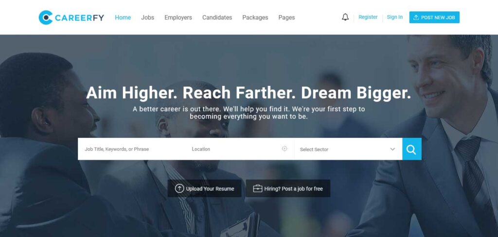careerfy: Job board WordPress Theme