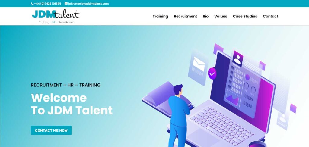 jdm talent: recruitment website