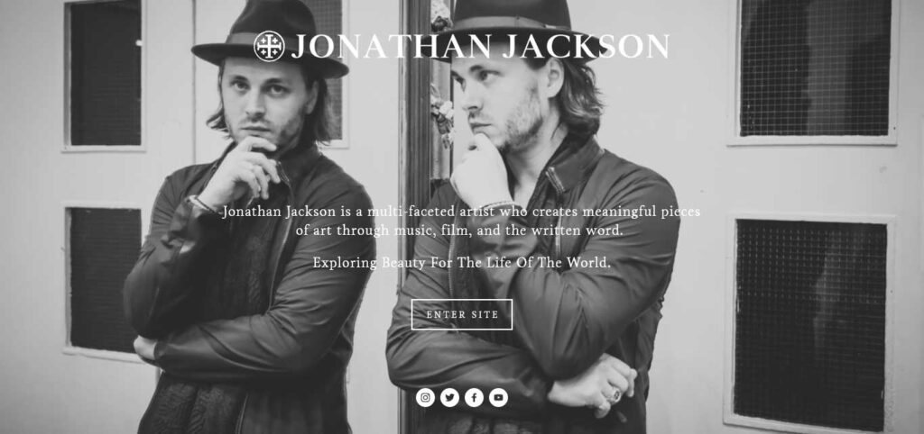 Jonathan Jackson: musician website