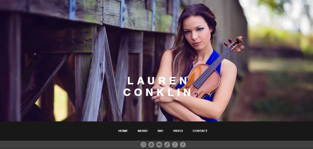 Lauren Conklin: musician website