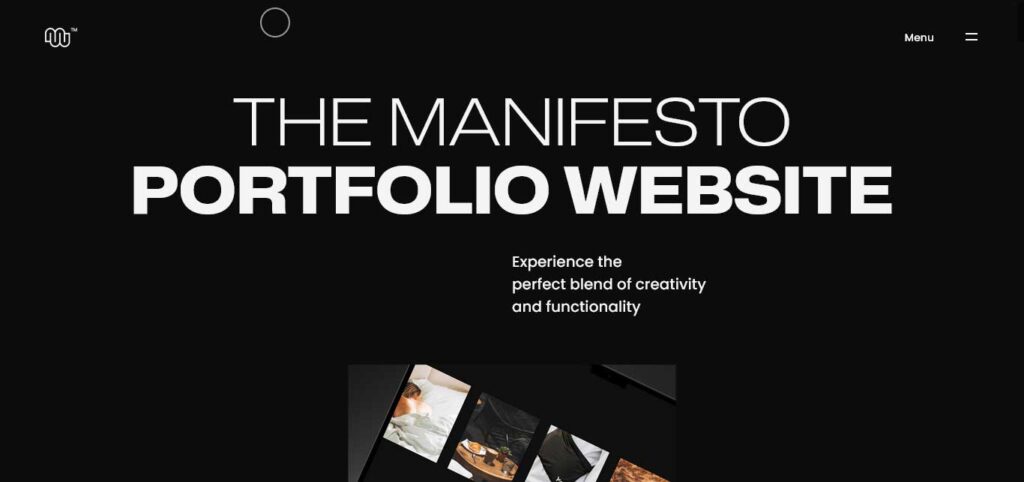 manifesto: animated WordPress Theme