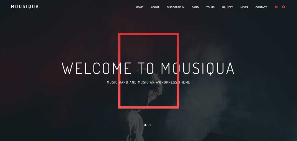 mousiqua: music wordpress theme