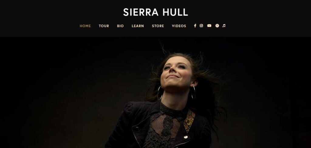 Sierra Hull: musician website