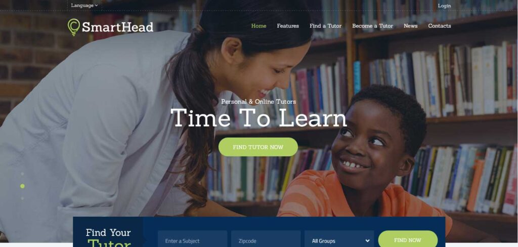 smarthead: school website template