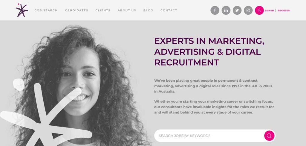 stopgap: recruitment website