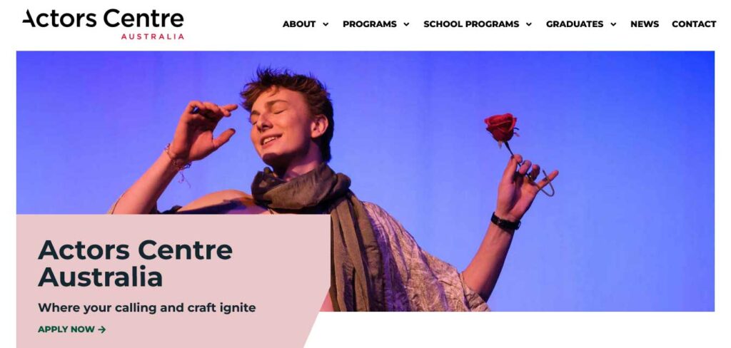 Actors centre australia website