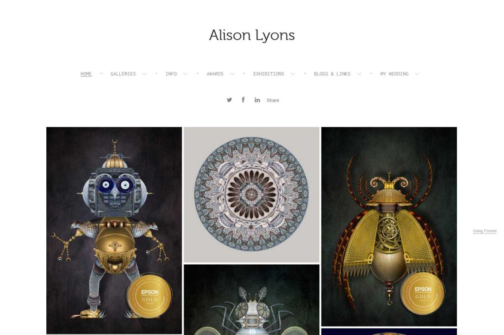 alison lyons artist website 