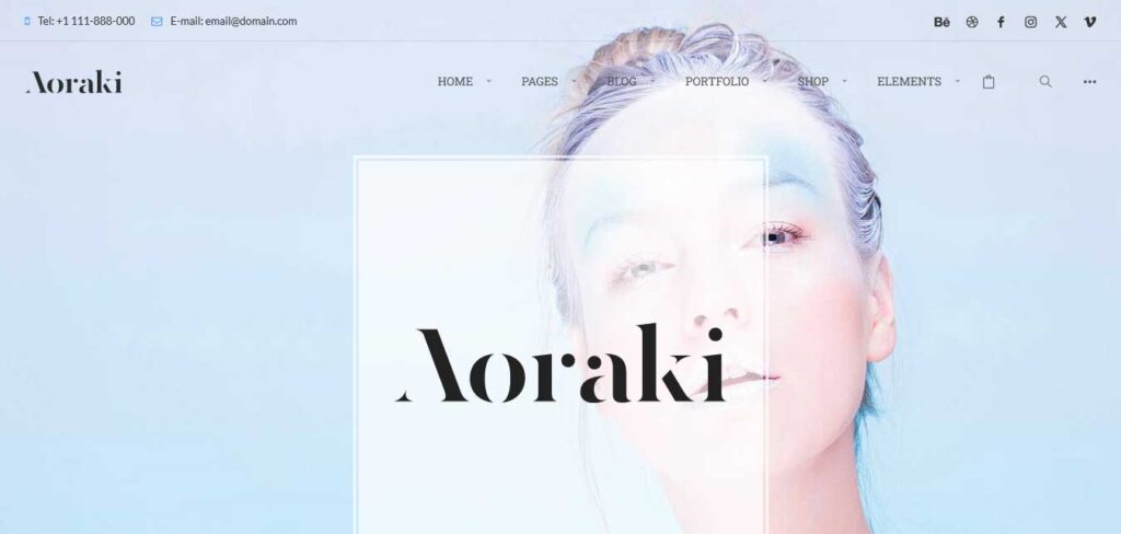 aoraki: business wordpress theme